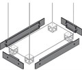 Фланец цоколя бок. 100х500мм (уп.2шт) ABB ZN5000 1075352 - фото 16613964