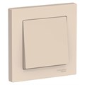 Выключатель 1-кл. СП AtlasDesign 10А IP20 (сх. 1) 10AX в сборе беж. SE ATN000212 1240183 - фото 16614956