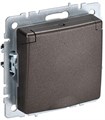 Розетка BRITE РСбш10-3-44-БрТБ 16А IP44 с заземл. защ. шторки с крышкой механизм бронза IEK BR-R16-16-44-K45 1617435 - фото 16616213