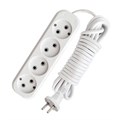 Удлинитель 4х10м без заземл. 10А IP20 Е-204 ПВС 2х1 АБС-пластик UNIVersal 9631971 65993 - фото 16617239