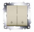Переключатель 2-кл. СП Cosmo 10А IP20 (сх. 6) механизм титаниум ABB 619-011400-211 392806 - фото 16618685