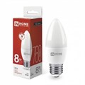 Лампа светодиодная LED-СВЕЧА-VC 8Вт свеча 4000К нейтр. бел. E27 760лм 230В IN HOME 4690612020457 530180 - фото 16619574