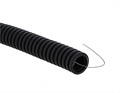 Труба гофрированная ПВХ d32мм с протяжкой черн. (уп.50м) Plast EKF tg-z-32-50-black 1721338 - фото 16621056