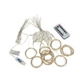 Гирлянда светодиодный занавес из росы 3х3м 300 LED IP20 USB + пульт управления с крючками для крепления мультиколор Neon-Night 315-889 1889632 - фото 16621670