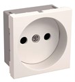 Розетка 1-м 2мод. Праймер РКС-20-20-П-К 10А IP20 45х45 без заземл. бел. IEK CKK-40D-RSB2-K01-K 333444 - фото 16623075