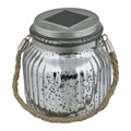 Светильник садовый USL-M-211/GN120 SILVER JAR IP44 солнечная батарея Uniel UL-00003209 502206 - фото 16623838