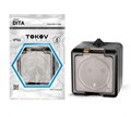 Розетка 1-м ОП Dita 16А IP54 250В с заземл. с прозр. крышкой карбон TOKOV ELECTRIC TKL-DT-R1Z-C14T-IP54 1792457 - фото 16625864