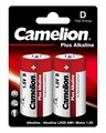 Элемент питания алкалиновый D/LR20 1.5В Plus Alkaline LR20-BP2 BL-2 (блист.2шт) Camelion 1654 197970 - фото 16626836