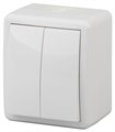 Выключатель 2-кл. ОП Эра Эксперт 10А IP54 11-1404-01 250В 10AX бел. Эра Б0020675 1231684 - фото 16628201