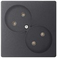 Розетка 2-м СП Simon 24 16А IP20 2х2P без защ. шторок механизм графит Simon 2450457-038 1278955 - фото 16628516