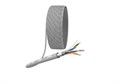 Кабель витая пара F/UTP кат.5E 4х2х24AWG solid CCA PVC Simple сер. (м) Эра Б0044440 1408270 - фото 16629031