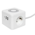 Удлинитель "Куб" 2х1.3м 2USB 2.4А+Type C + Ночник 1кв.мм EKF UBA-CUB-2-TC 1714857 - фото 16629979