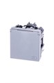 Розетка 1-м СП 2мод. Zenit 16А IP21 250В с заземл. Schuko защ. шторки с крышкой механизм серебр. ABB 2CLA228810N1301 1078607 - фото 16631781