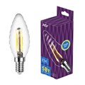 Лампа светодиодная филаментная PREMIUM (FILAMENT) 5Вт TC37 свеча витая 2700К тепл. E14 480лм REV 32430 0 497432 - фото 16632635