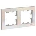 Рамка 2-м AtlasDesign универс. жемчуж. SE ATN000402 1240264 - фото 16632730