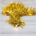 Гирлянда светодиодная "Мишура" 1.5м 10LED зол. тепл. бел. 0.1Вт IP20 провод ПВХ прозр. элементы питания 2хAA (не в компл.) Neon-Night 304-012 1371822 - фото 16633356
