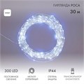 Гирлянда светодиодная "Роса" 30м 300LED бел. 3.6Вт IP44 с трансф. Neon-Night 303-215 1453485 - фото 16633535