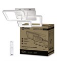 Светильник светодиодный ELEGANT ARISTO-W 60Вт 230В 3000-6500К 4700лм 531х448х151мм пульт ДУ бел. IN HOME 4690612047270 1771324 - фото 16634566