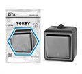 Переключатель 1-кл. ОП Dita IP54 10А 250В карбон TOKOV ELECTRIC TKL-DT-P1-C14-IP54 1792453 - фото 16634738