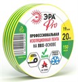 Изолента ПВХ 19ммх20м PRO150YG ПВХ 150мкм проф. желт./зел. Эра Б0057290 1810922 - фото 16634788