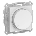 Светорегулятор поворотно-нажимной AtlasDesign 400Вт механизм бел. SE ATN000123 1660166 - фото 16647009
