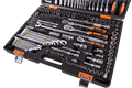 Набор инструментов, 1/2", 1/4", CrV, в кейсе 142 предм Вихрь 73/6/7/13 - фото 16647125