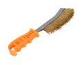 Щётка из латунированной стали с пластиковой ручкой 240мм Вихрь 73/1/3/55 - фото 16647212