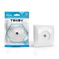 Розетка TV СП AVA в сборе бел. TOKOV LIGHT TKL-AV-A1O-C01 1909902 - фото 16663805