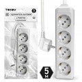 Удлинитель 4х5м с заземл. 10А 3х1.5 TOKOV LIGHT TKL-C01-BU4-5-1.5-Z 1909844 - фото 16663890