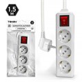 Удлинитель 3х1.5м с заземл. с выкл. 10А 3х1.5 TOKOV LIGHT TKL-C01-BU3-1.5-1.5-ZV 1909837 - фото 16664848