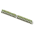 Шина PEN "ноль-земля" 6х9 20 отверст. цинк крепеж по центру PROxima EKF sn1-63-20 28743 - фото 16664898