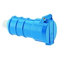 Розетка кабельная Schuko 16А 3п 2P+E 250В IP54 син. Bals 7409 1435192 - фото 16665089