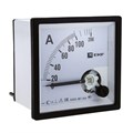 Амперметр аналоговый AM-A961 на панель 96х96 квадрат. вырез 400А трансф. подкл. EKF am-a961-400/ama-961-400 310282 - фото 16665951