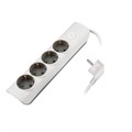 Удлинитель 4х3м с заземл. с выкл. бел. ET-04-300W (4х3.0) JAZZway 5051812 1832512 - фото 16666194