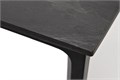 "Малага" обеденный стол из HPL 90х90см, цвет "серый гранит", каркас черный RC658-90-90-A black - фото 16667382