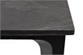 "Малага" обеденный стол из HPL 90х90см, цвет "серый гранит", каркас черный RC658-90-90-A black - фото 16667384