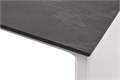 "Малага" обеденный стол из HPL 90х90см, цвет "серый гранит", каркас белый RC658-90-90-A white - фото 16667388