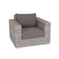 "Боно" кресло из искусственного ротанга, цвет серый YH-C1515W gray - фото 16668145