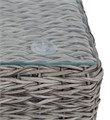 "Лунго" журнальный столик плетеный (гиацинт), цвет серый YH-S4019G-TW gray - фото 16670407