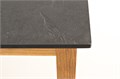 "Канны" журнальный столик из HPL 90х60, H40, основание дуб, цвет столешницы "серый гранит" GRAY-T-90-60-4sis - фото 16670850