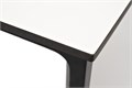 "Малага" обеденный стол из HPL 90х90см, цвет молочный, каркас черный RC013-90-90-A black - фото 16671522