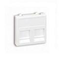Адаптер на 2 RJ45 коннектора защ. шторки бел. Simon Connect KB76-9 235858 - фото 16673052