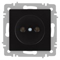 Розетка Accent 6-201-05 2P 16А-250В IP20 СУ антрацит Intro Б0063665 1931454 - фото 16674015
