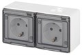 Розетка Эксперт 11-2503-01 2х2P+E гориз. IP55 16А-250В ОУ бел. Эра Б0063264 1871639 - фото 16674020