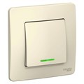 Выключатель 1-кл. СП Blanca 10А IP20 (сх. 1) 250В с подсветкой молочн. SE BLNVS010112 1210295 - фото 16674047