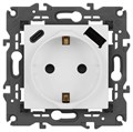 Розетка ЭРА Elegance 14-4108-01М 2P+E 16A-250В со шторками с USB type-A+C 5В-3А матов. бел. Эра Б0067710 1952986 - фото 16674055