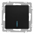 Выключатель Accent 6-102-05 с подсветкой 10А-250В IP20 СУ AL/CU антрацит Intro Б0063475 1931313 - фото 16674146