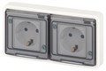 Розетка Эксперт 11-2524-01 2х2P+E гориз. IP55 шторки 16А-250В СУ бел. Эра Б0063254 1871644 - фото 16674160