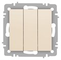 Выключатель Accent 6-106-02 тройной 10А-250В IP20 СУ AL/CU сл.кость Intro Б0063534 1931343 - фото 16674216