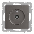 Розетка Accent 6-301-09 TV одиночная IP20 СУ титан Intro Б0063618 1931508 - фото 16674294